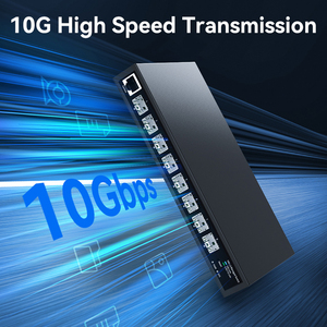 10Gb L3 yönetilen SFP + ağ anahtarı 8 Port 1G/2.5G/10G SFP Web LACP DHCP VLAN ile ev Lab Ethernet anahtarı yönetilen - Product Image 2