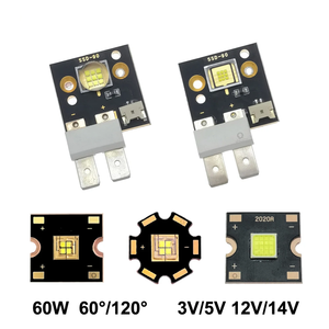 3V 5V <strong>12V</strong> <strong>60W</strong> High Power <strong>LED</strong> Stage Light COB Chip <strong>LED</strong> Cold White 7000-8000K for Moving Head Light Spotlight Accessories - Product Image 2