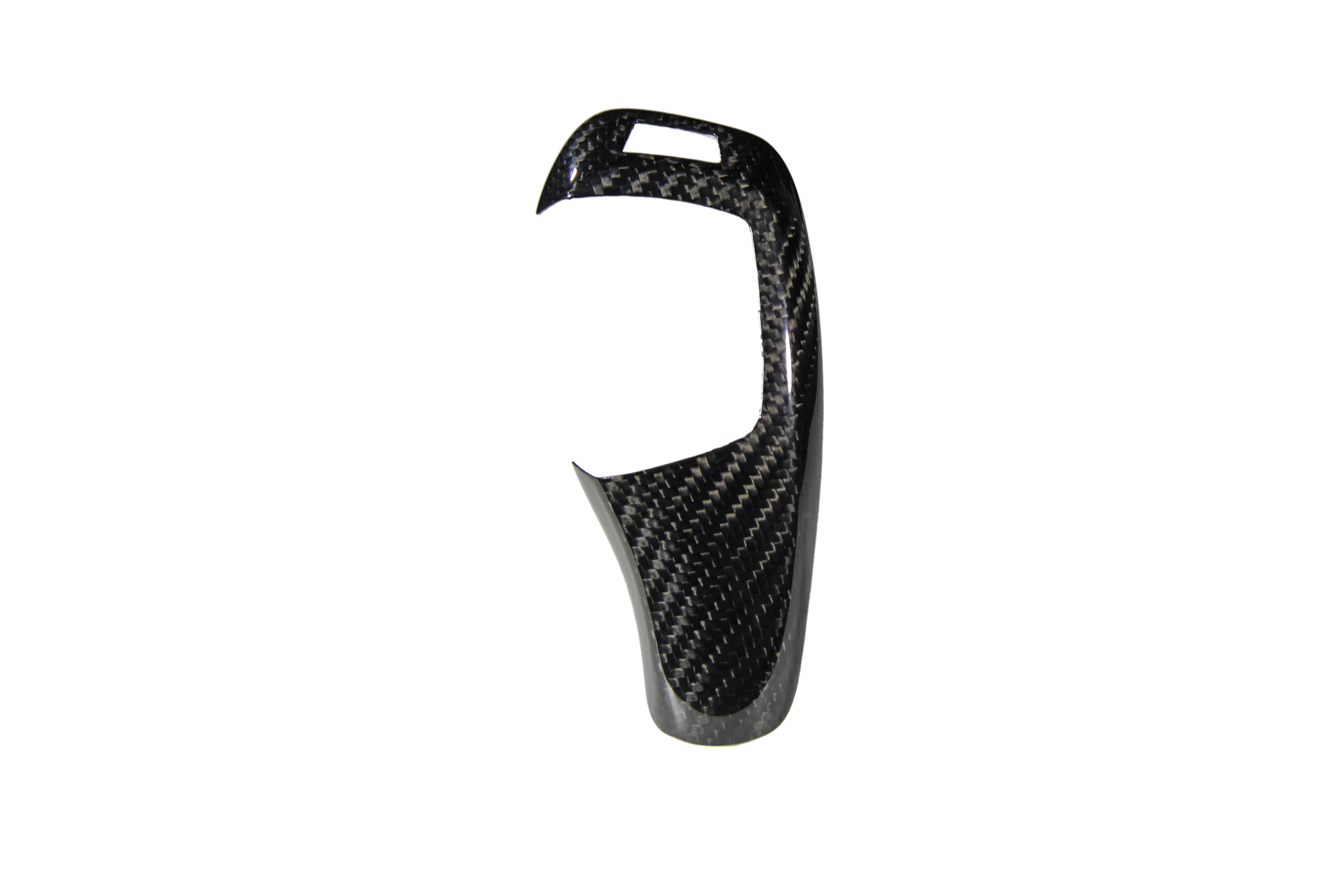 Negro brillante de la fibra de carbono