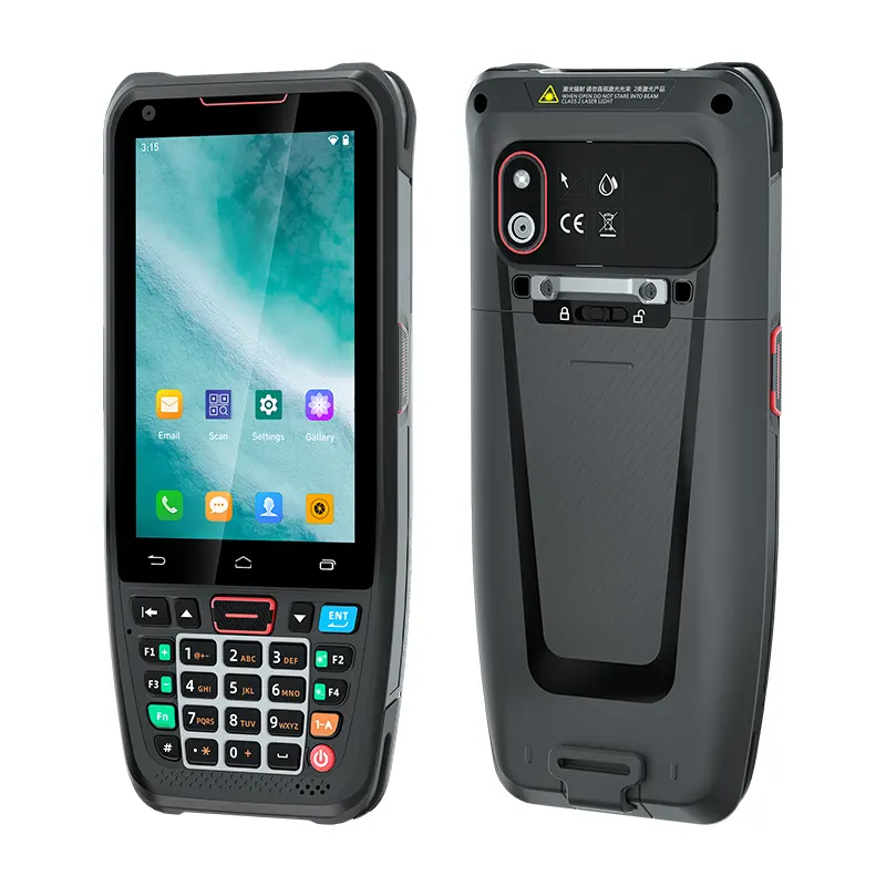 UNIWA HS002 telefono cellulare Android portatile sottile 2 + 16GB con Scanner di codici a barre PDA con codice QR Laser 2D