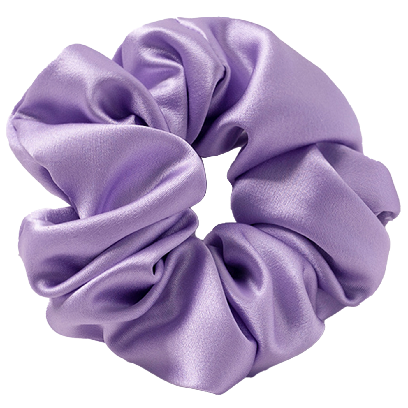 Coletero de seda morado 100% GRADO 6A color liso