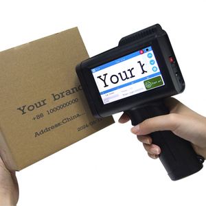 Impresora de mano eficiente de inyección de tinta Máquina de codificación de fecha Máquina de impresión de código de barras con tinta de secado rápido - Product Image 5
