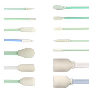 <strong>ESD</strong> Antistatic Round <strong>Foam</strong> <strong>Swab</strong> White Sponge Cleaning Stick Electronics
