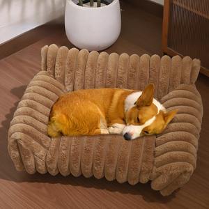 Sofá Cama de Gato de pana suave de primera calidad con funda lavable extraíble - Product Image 4