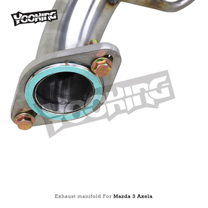 หัวท่อไอเสียสำหรับ MAZDA 3 Axela 1.5L/2.0L 2014-2023ท่อ SS304 4ถึง1ท่อร่วมไอเสียท่อไอเสียแบบแอคทีฟ - Product Image 5
