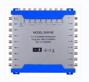 CE เครื่องรับสัญญาณดาวเทียมดิจิตอล diseqc 1.2 10 in 16 OUT น้ำตกสวิตช์หลาย950 ~ 2150MHz - Product Image 3