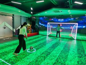 Simulateur de football interactif de projection AR pour entraînement sportif en salle, jeu interactif mural, simulation de football AR - Product Image 4