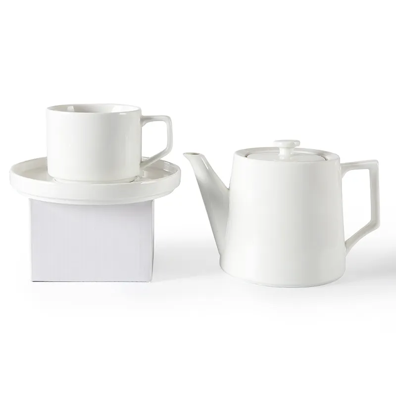 WEIYE 4pcs del commercio all'ingrosso di Tè In Porcellana Pot Set di teiera In Stile Giapponese con la tazza e piattino