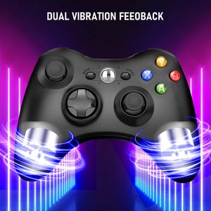 2.4Gワイヤレス交換ゲームパッドジョイスティック振動モーターUSBレシーバーXbox 360 Xbox360スリムPC用リモートジョイパッド - Product Image 6