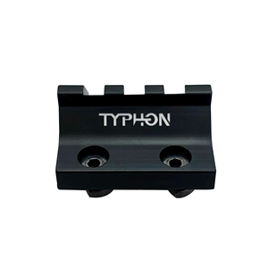 TYPHON 45 องศาการยกเลิกยุทธวิธีเดี่ยว 3 สล็อตปิดภาคเรียนไฟฉายแสงเดี่ยว Weaver ยึดฐานยึด - Product Image 5