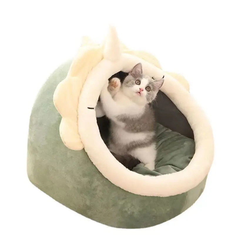 เตียงแมวถ้ำแมวซักได้สำหรับในบ้านแมวกันน้ำได้ผ้าคลุมรถ OEM ODM เตียงโซฟาสำหรับสัตว์เลี้ยง