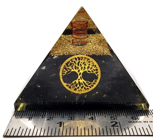 生命の木Shungite Orgone Pyramid自然治癒クリスタルエネルギー発電機、強力なオルゴナイトと神聖なシンボル - Product Image 6