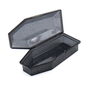 Nhà Máy Chất Lượng Cao Xách Tay 140 Mm Crucifix Quan Tài Nhựa Rõ Ràng Thuốc Lá Trường Hợp Chủ Container Cho Người Hút Thuốc - Product Image 4