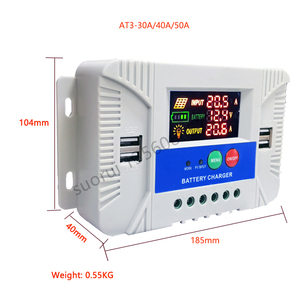 Yongfa 12V/24V 40A pwm солнечное зарядное устройство контроллер 4usb SYT3-40A ЖК-дисплей - Product Image 2