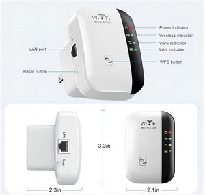 Hızlı hızlı Internet WiFi sinyal artırıcı kablosuz Wifi Hotspot kapalı Wifi tekrarlayıcı genişletici ev ofis için 2.4Ghz 300Mbps