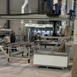 <strong>Automatic</strong> CNC SPC LVT Flooring Door <strong>Loading</strong> and <strong>Unloading</strong> Handling Vacuum Gantry Double Station Feeding Truss <strong>Manipulator</strong> - Product Image 4