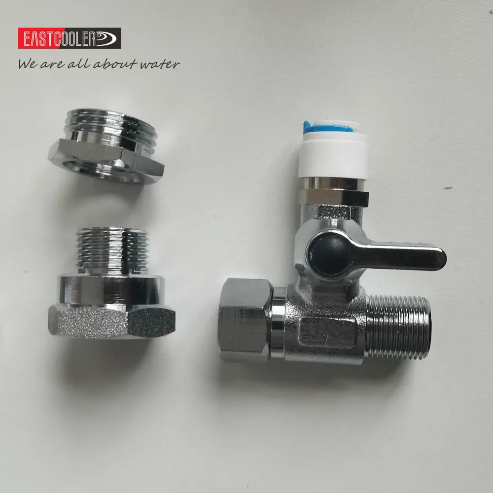 3 de agua de alimentación adaptador-3/8 "Comp con 1/2" Convertidor de 1/4 y "tubo de empuje para conectar el adaptador de válvula