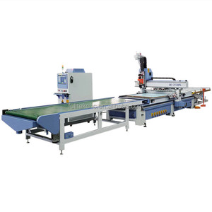 Máquina de fabricación de muebles de panel de enrutador CNC para carpintería Quick UE 1224 con sistema de descarga de carga - Product Image 1