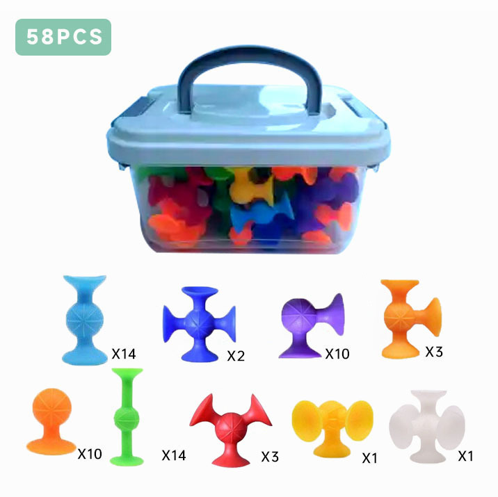 58 pieces small square container