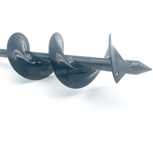 גן אוז לשתילה 8x45cm ספירלת מקדח הנורה המטע Hex נהג תרגיל מוצק פלדה פיר
