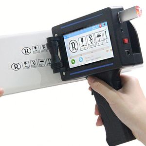 Hand Held Machine Jet Handjet Portable <strong>Printing</strong> Eggs Batch <strong>Coding</strong> Handled Helix Rotary <strong>Ink</strong> Balloon Cardboard Gun Inkjet Printer - Product Image 1