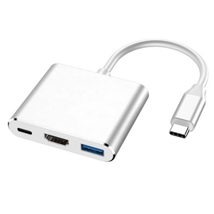 USB Typ C Adapter Multi port AV Konverter mit 4K HDMI Ausgang USB 3.0 Port und PD Ladeans chluss USB C zu HDMI Adapter - Product Image 3