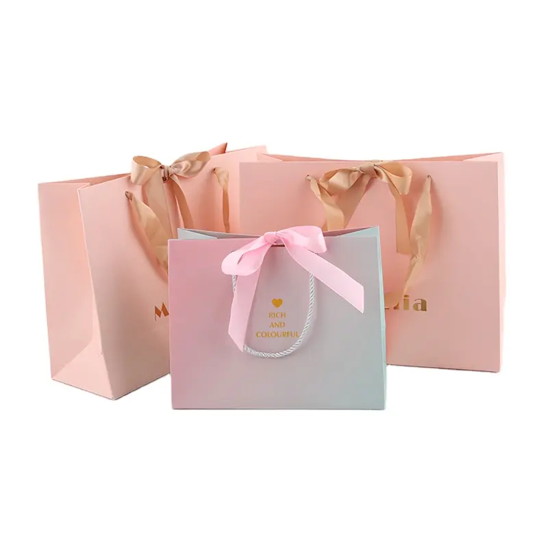 Prezzo competitivo ragionevole il tuo logo carta regalo per piccole imprese gioielli in cartone per confezioni regalo di buon compleanno sacchetti regalo