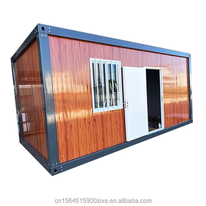 20Ft prefabrik evler tekerlekler üzerinde hareketli kiosk hızlı kurulum atölye ofis kişisel tasarım villa çin'de yapılan fabrika fiyat - Product Image 1