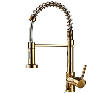 ก๊อกอ่างน้ำแบบดิจิทัลสำหรับใช้ในครัวสีทองบริสุทธิ์แบบคลาสสิก - Product Image 1