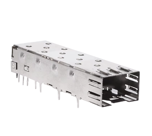 Aleación de cobre 1x1 SFP Shell Conectores de fibra óptica 20pin SFP Jaula y receptáculo DIP para PCB para redes WiFi y TCP