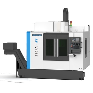 Yüksek hassasiyetli SENFENG kutu yönlü Metal işleme ekipmanları satılık SF-V1067 dikey işleme merkezi - Product Image 1