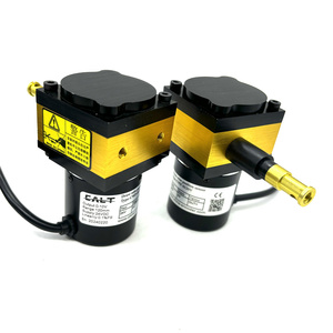 Sensor de desplazamiento de cable de extracción de salida de 0-10V, sensor codificador lineal, potenciómetro 400/500/800/1000/2000/3000/4000/5000mm, CALT de 2/mm