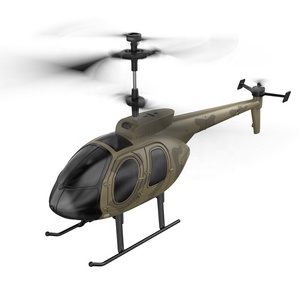 Factory New 2.4GHz <strong>RC</strong> Remote Control Military Helicopter 4CH LED Lights Altitude Hold Aircraft for Adults Collections - Product Image 2