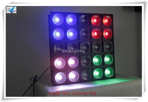 Yüksek Kaliteli Sahne Işık DMX 5x5 Led Seyirci Blinders 25x30w RGB 3IN1 Led Panel matris ışık - Product Image 5