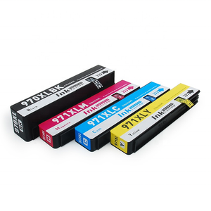 HiTek ตลับหมึกสีสำหรับรถยนต์,HP 970 971 970XL 971XL X451dn สำหรับ Officejet Pro X451dw X551d X476dw X476dn X576dw เครื่องพิมพ์ - Product Image 1
