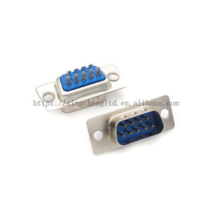 DB9 ชาย PCB Mount บันไดต่อพอร์ตประเภทเชื่อมต่อ RS232 9Pin 9P ปลั๊กอะแดปเตอร์สําหรับ PCB - Product Image 4