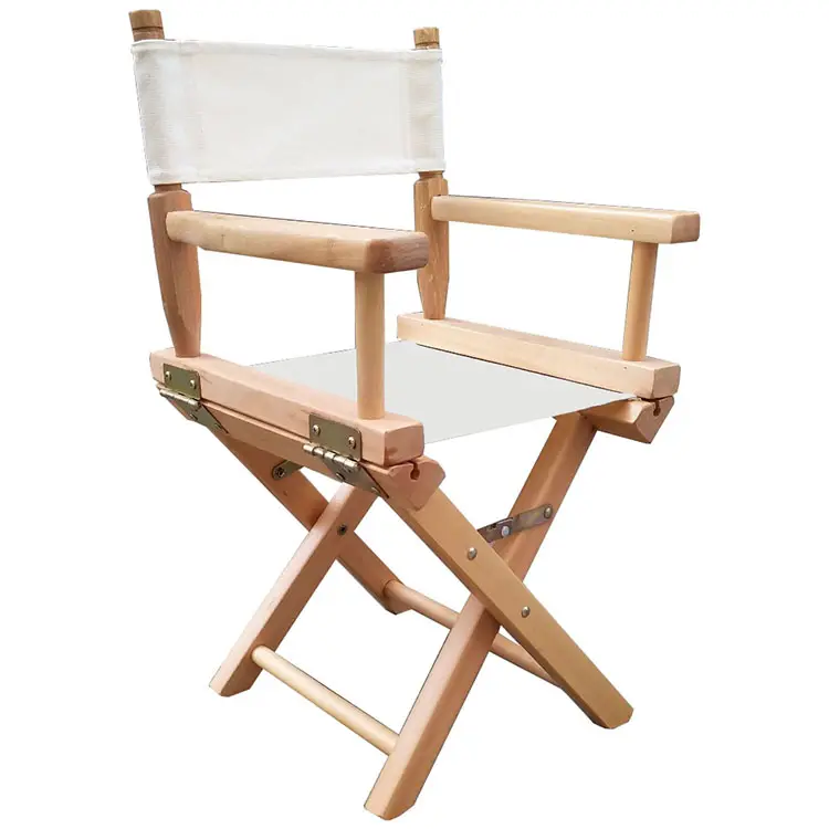 Petite chaise de réalisateur pliante en bois antique personnalisée de haute qualité et portable quantité minimale de commande pour enfants