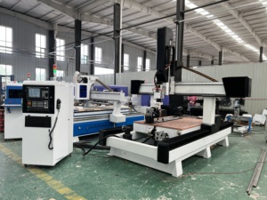 工业4轴数控木工刳刨机，带滚筒ATC主轴套件 - Product Image 6
