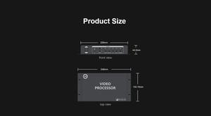Huidu KV410 All in One <strong>Video</strong> Processor With 4 Gigabit Ethernet <strong>Outputs</strong> for LED Display - Product Image 2