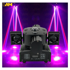 4-in-1 RGBW LED hareketli kafa ışık sahne etkisi desen disko parti ekipmanları ile dört düğün ve mekan için silahlı - Product Image 3