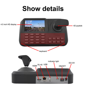 HD 1080P 12X HD-MI SDI IP Output Mode Meeting Use Video Conference <strong>Camera</strong> 3D <strong>LCD</strong> <strong>Display</strong> USB Joystick Keyboard Controller Kit