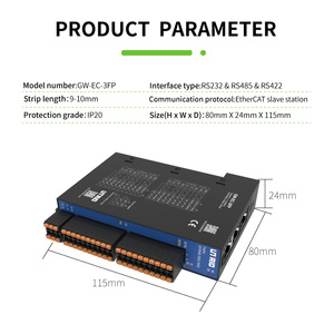 Protocol Gateway EtherCAT to <strong>RS485</strong>/RS232/RS422 Free Port Protocol Converter <strong>Module</strong> Data Converter - Product Image 2