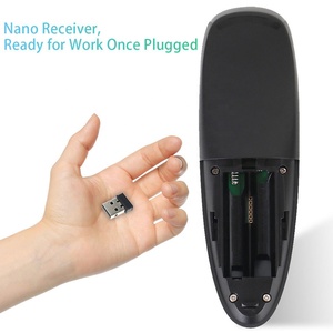 G10 G10S Pro hintergrundbeleuchtete Air Mouse mit USB 2.4 GHz drahtlose Sprachsteuerung Air Fly Maus Fernsteuerung