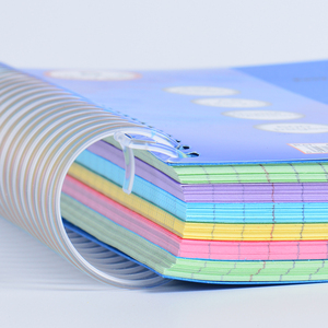 Drop Shipping disponibile, conteggi di più pagine opzionali, dimensioni A5, griglia di linea francese, taccuino a spirale, carta di alta qualità, leggermente - Product Image 4