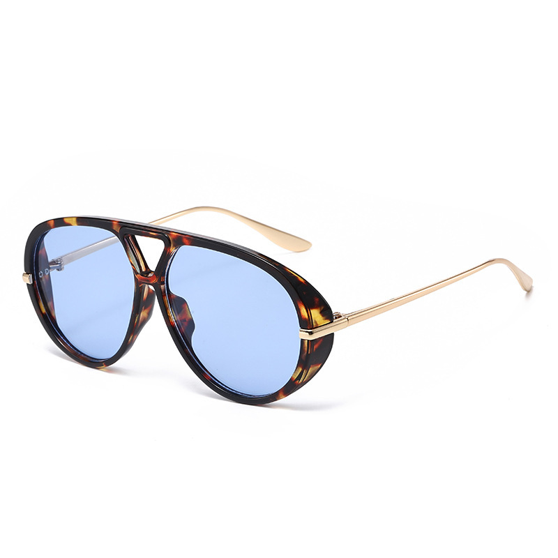 Tortoiseshell frame blue piece
