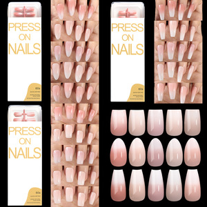 สีเล็บปลอมแบบถอดได้ไล่ระดับสีทาเล็บแบบเจลนุ่มแบบคลาสสิก - Product Image 4
