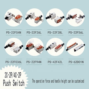 2023 Wintai-Tech Druckknopf schalter dpdt 6-poliger Zweiwege-Druckknopf schalter Verriegelung Druckknopf schalter - Product Image 3