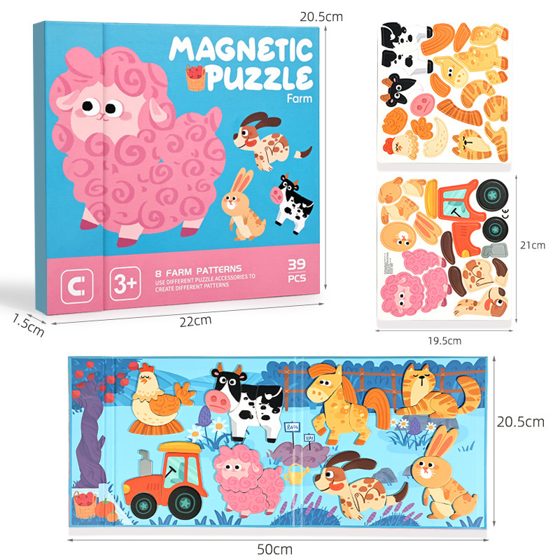 Livre de puzzles YF-3D (Ferme)
