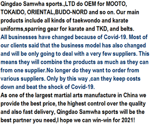 ขายส่งผ้าแคนวาสกลิโมโนชุดเครื่องแบบกะตะสำหรับทั้งหญิงและชาย WKF KARATE GI - Product Image 6