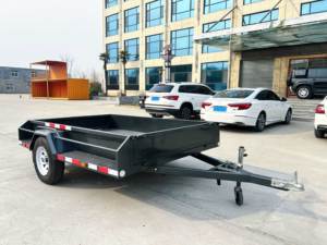 <strong>Source</strong> Straight for Single Axle Black Fence Trailer, Rich <strong>Function</strong> and Wide Use - Product Image 5